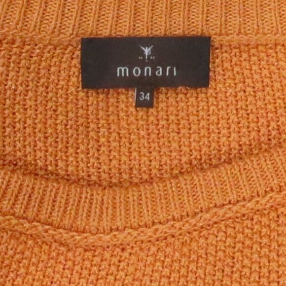 Monari Burnt Orange Long Sleeve Sweater - Picture 7 of 7